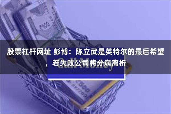 股票杠杆网址 彭博：陈立武是英特尔的最后希望，若失败公司将分崩离析