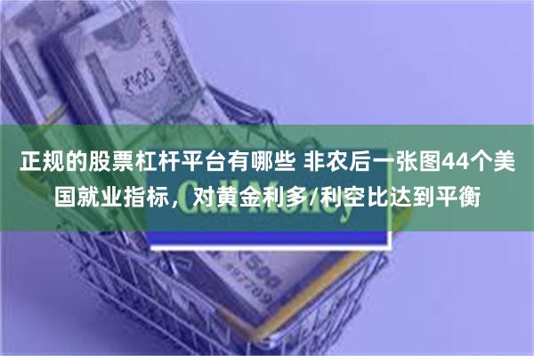 正规的股票杠杆平台有哪些 非农后一张图44个美国就业指标，对黄金利多/利空比达到平衡