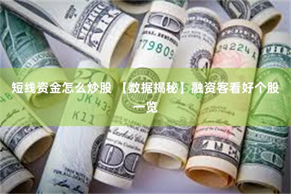 短线资金怎么炒股 【数据揭秘】融资客看好个股一览