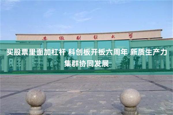 买股票里面加杠杆 科创板开板六周年 新质生产力集群协同发展